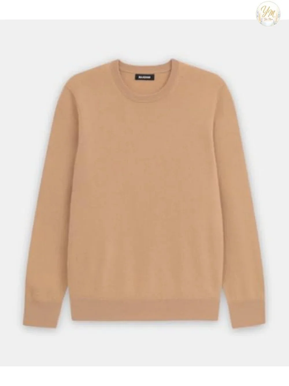 Men's Cashmere Crewneck Sweater Long Sleeve Pullover